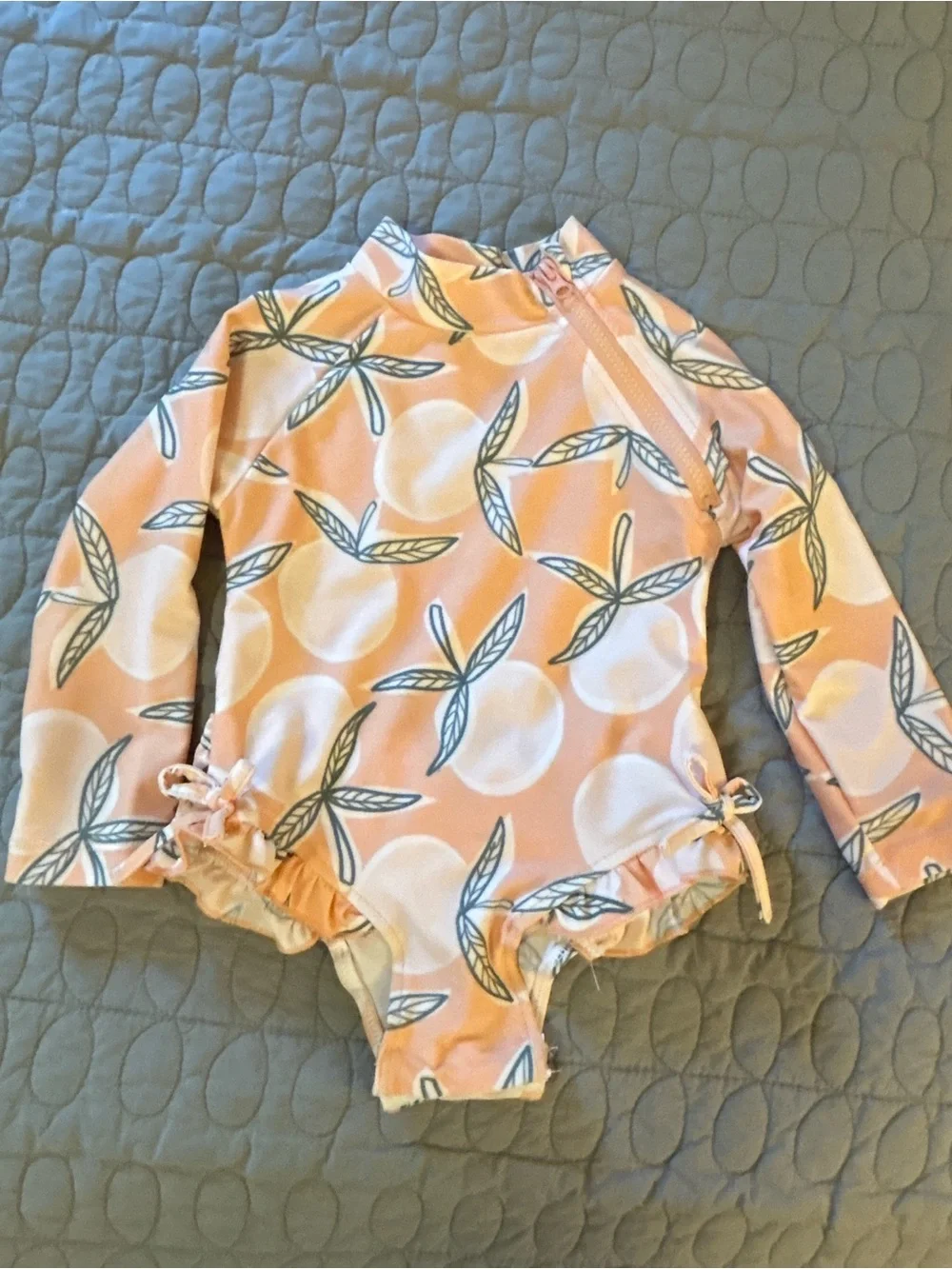 Set of 2 one piece swim suits 12 mos